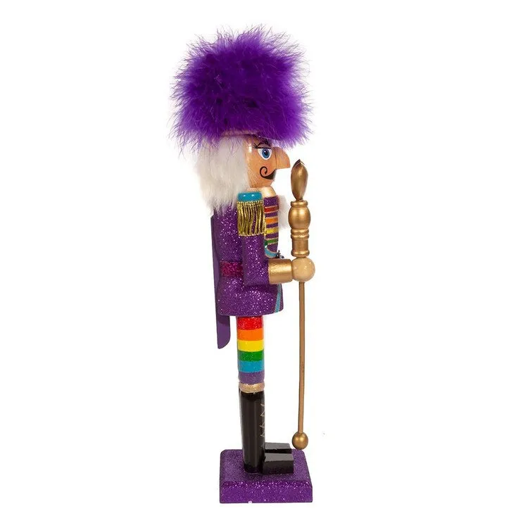 15" Wooden Gay Pride Nutcracker
