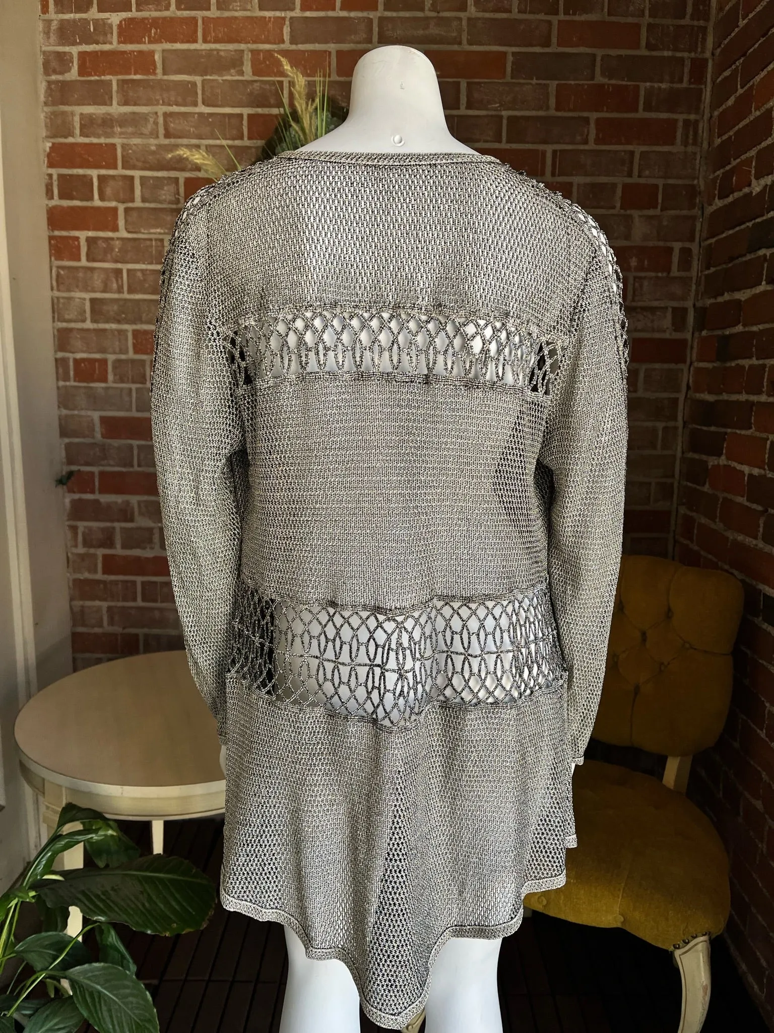 1990s Silver Mesh Jacket