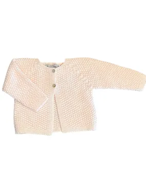 2 Button Rice Stitch Cardigan (Baby)