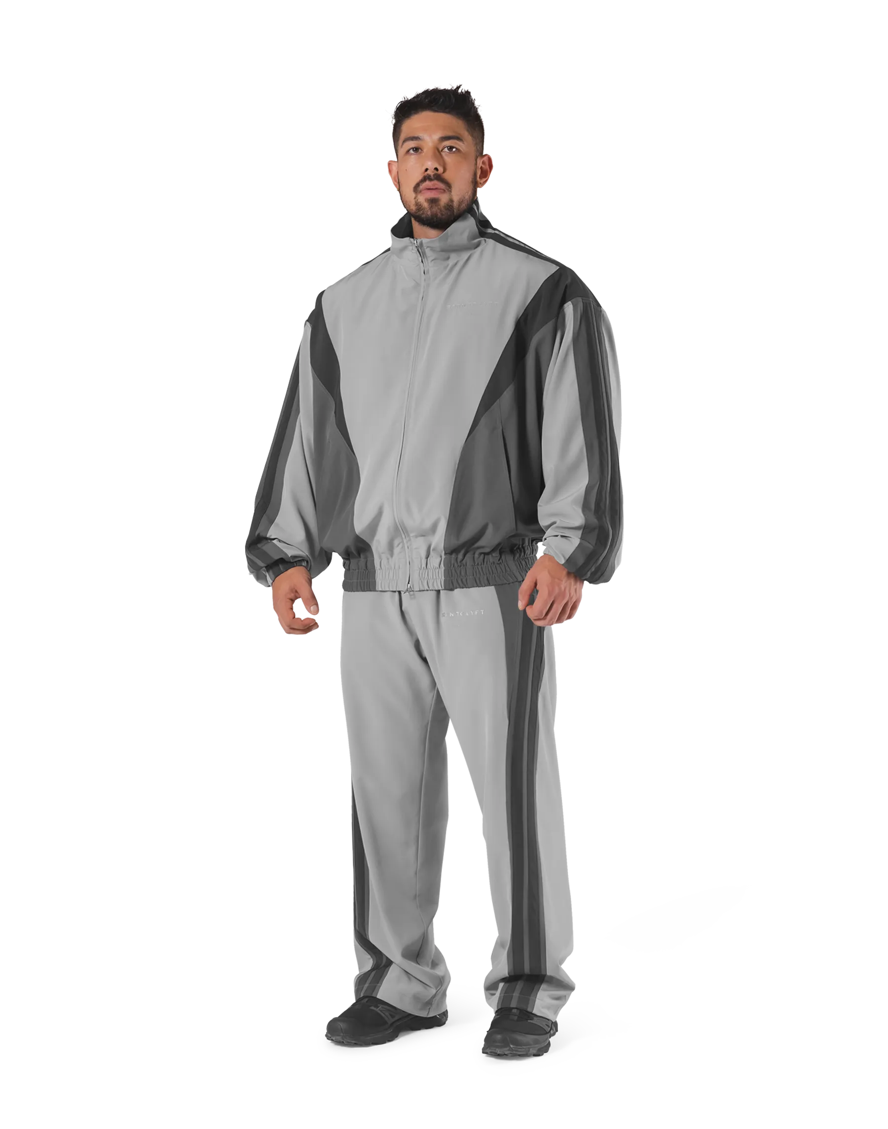 2Line Oversize Track Jacket - Grey
