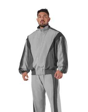 2Line Oversize Track Jacket - Grey