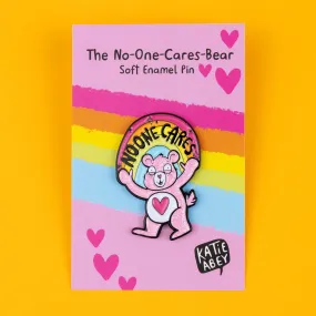 5 x No One Cares Bear Enamel Pin Badge
