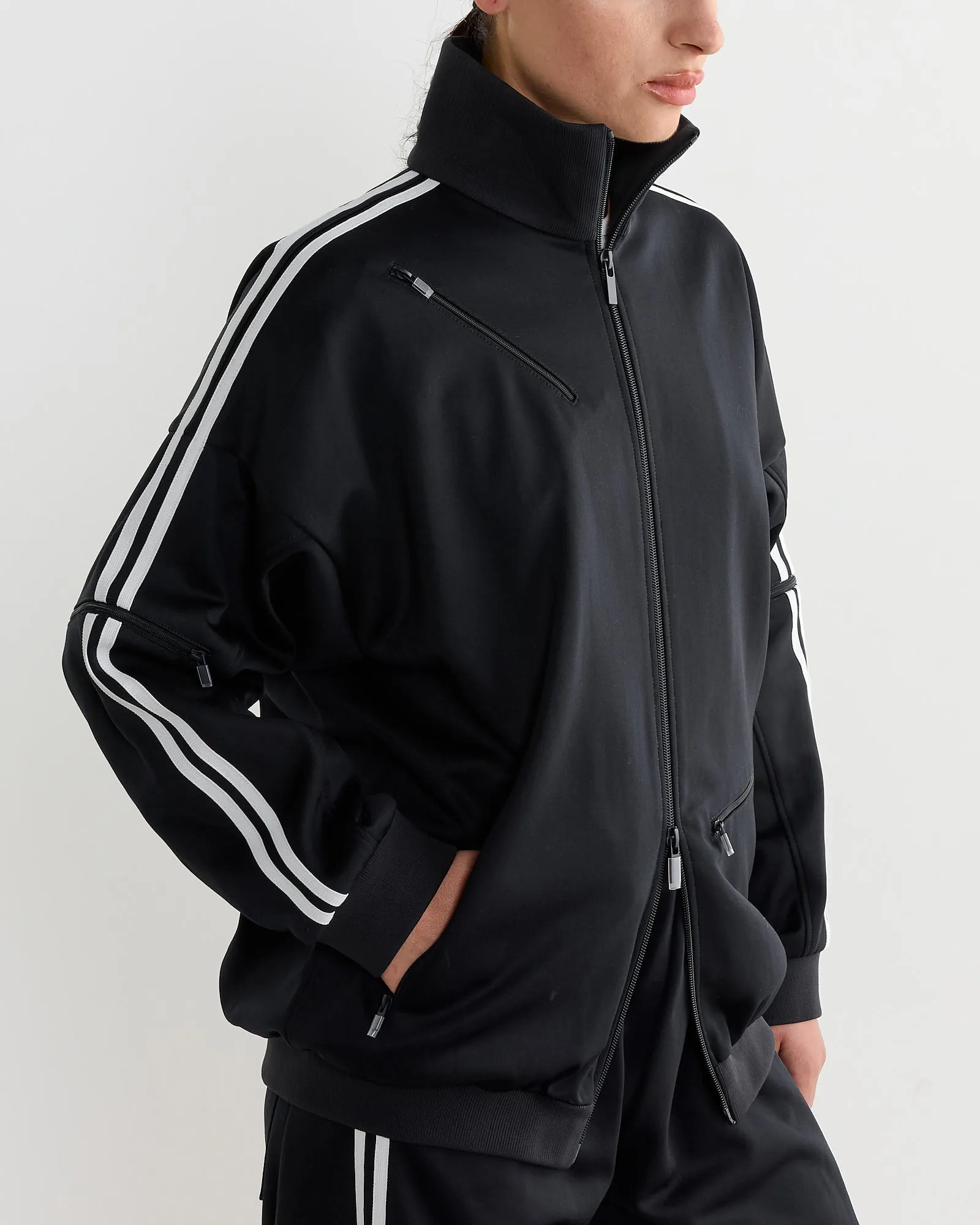 Active Knit Track Jacket in Navy