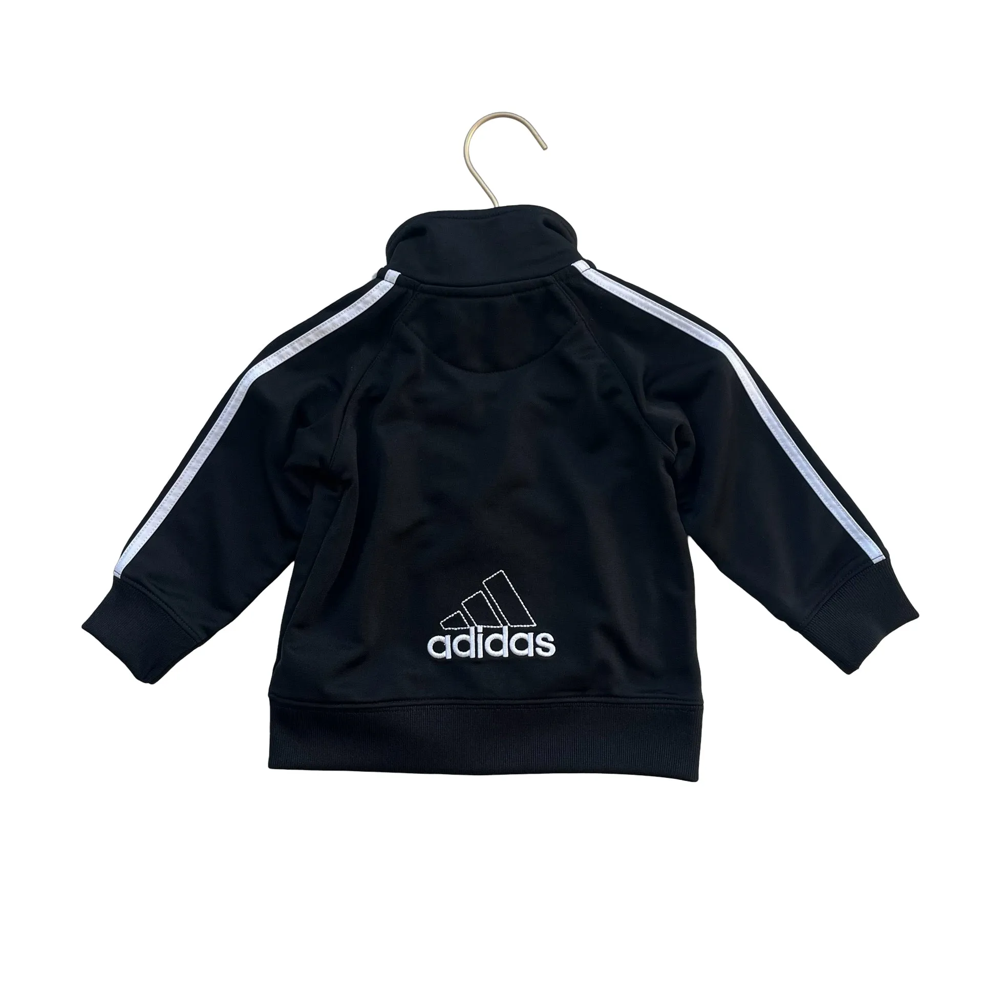 Adidas Black Track Jacket - Size 12 Mo