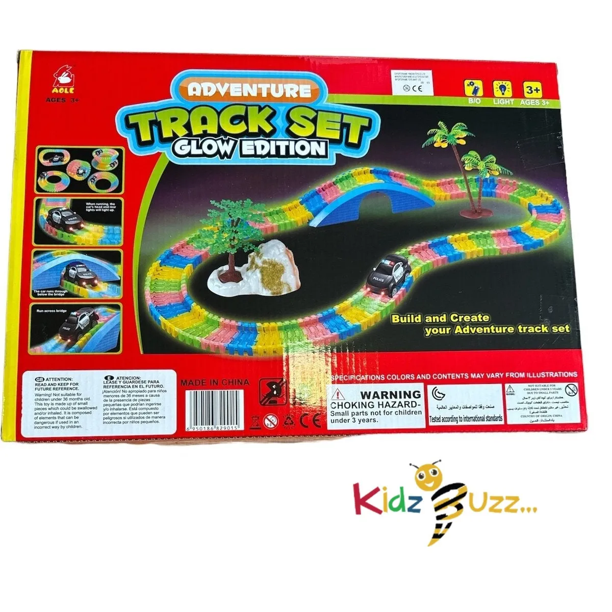 Adventure Glow Train &  Track Set For Kids Ages 3  above
