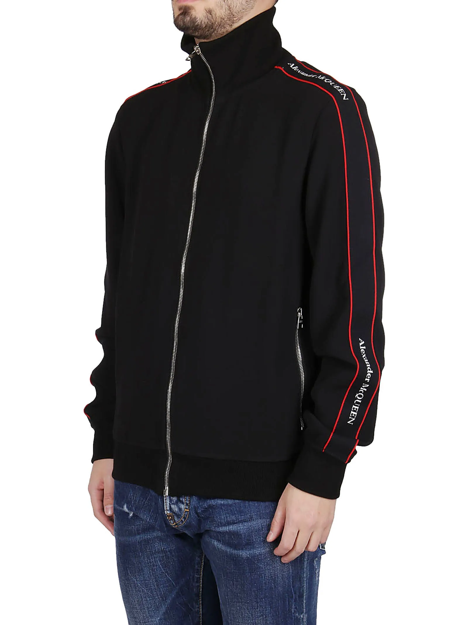 Alexander McQueen Logo Tape Track Jacket
