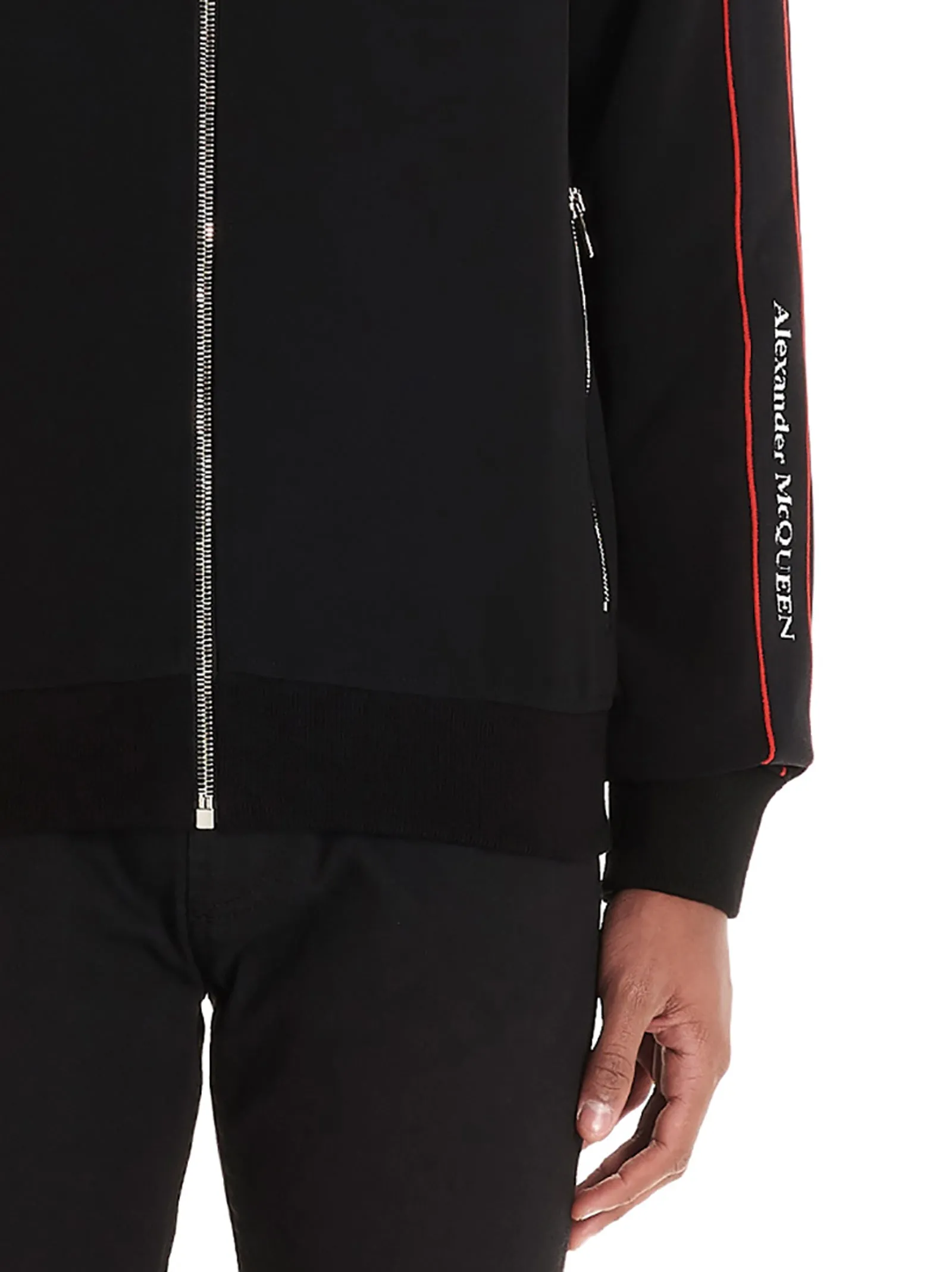 Alexander McQueen Logo Tape Track Jacket
