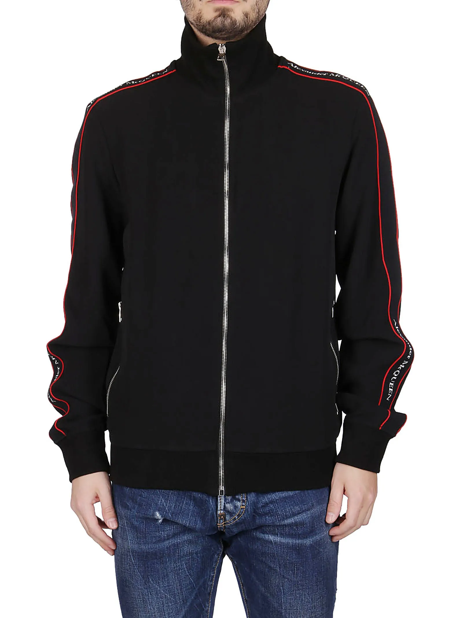 Alexander McQueen Logo Tape Track Jacket