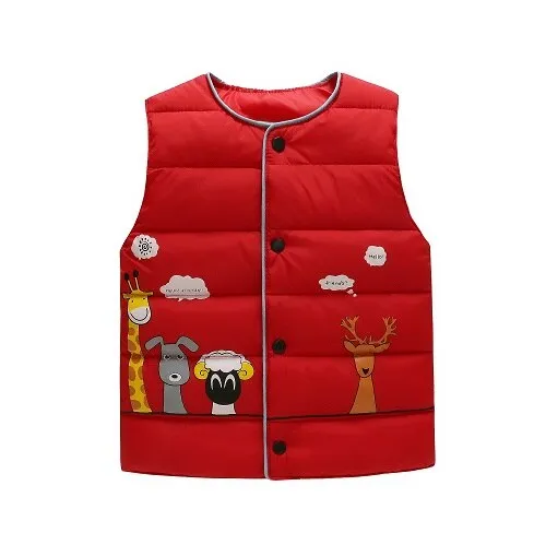 Animal Print Padded Jacket, Size 2-6 Yrs