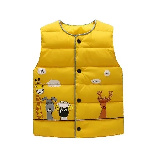 Animal Print Padded Jacket, Size 2-6 Yrs