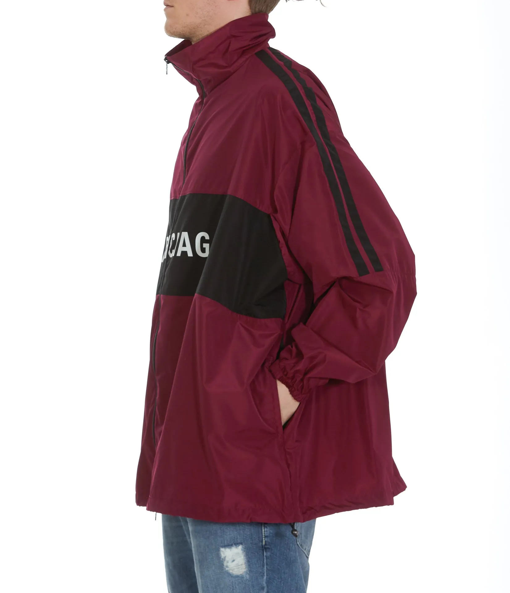 Balenciaga Oversized Logo Band Track Jacket