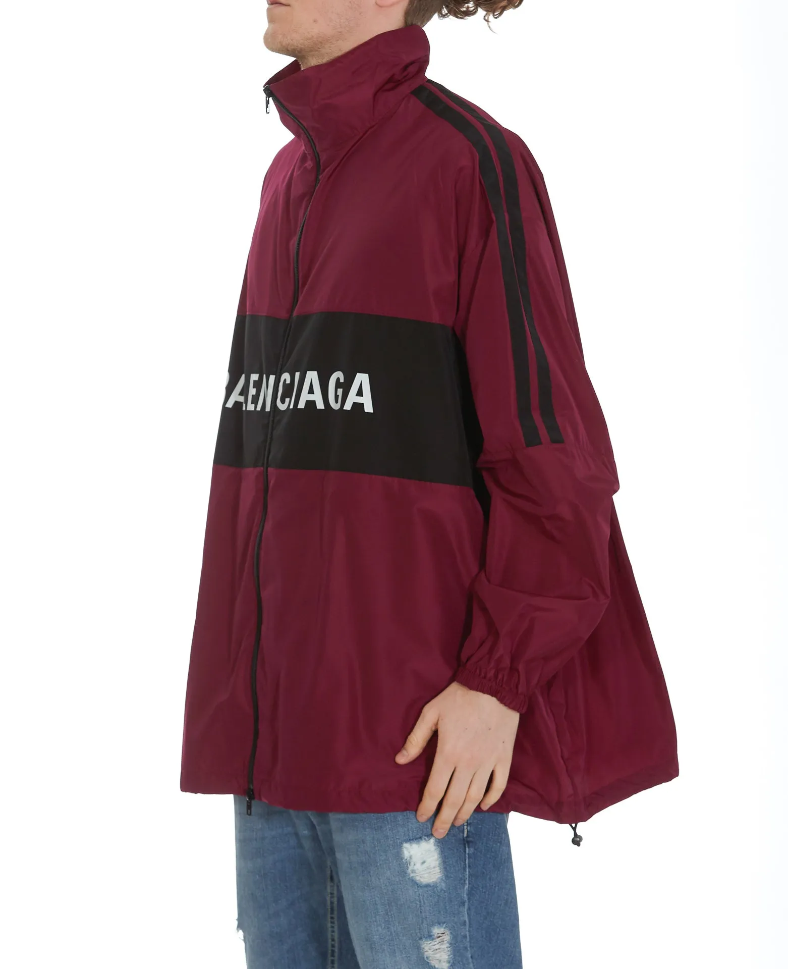 Balenciaga Oversized Logo Band Track Jacket