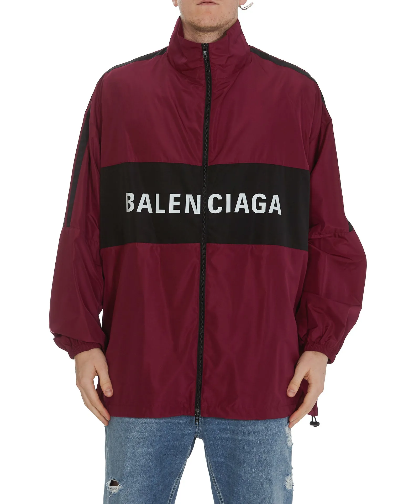 Balenciaga Oversized Logo Band Track Jacket