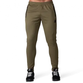 BALLINGER TRACK PANTS - ARMY GREEN/BLACK