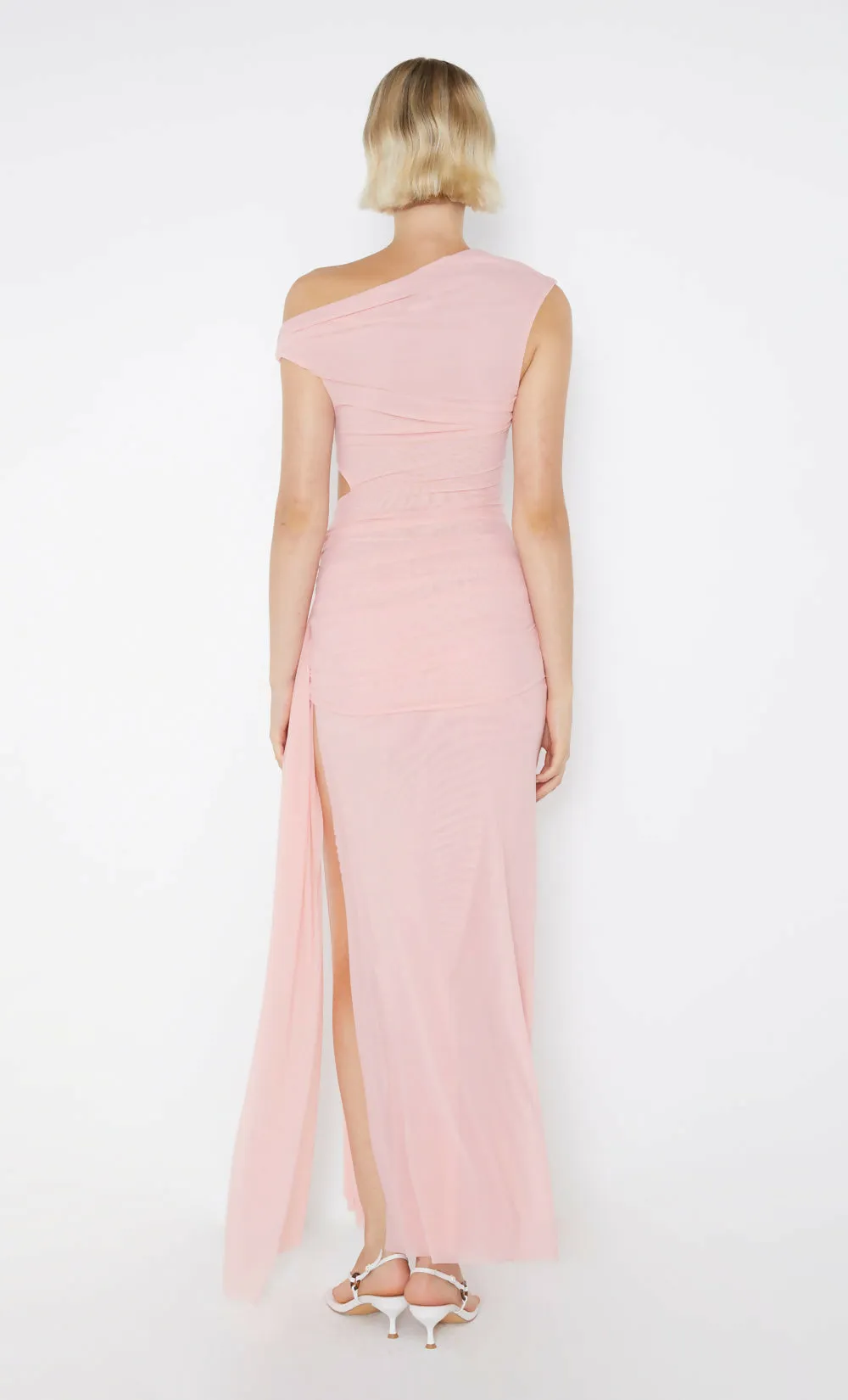 Bec & Bridge Victoria Asym Dusty Pink Size AU 8