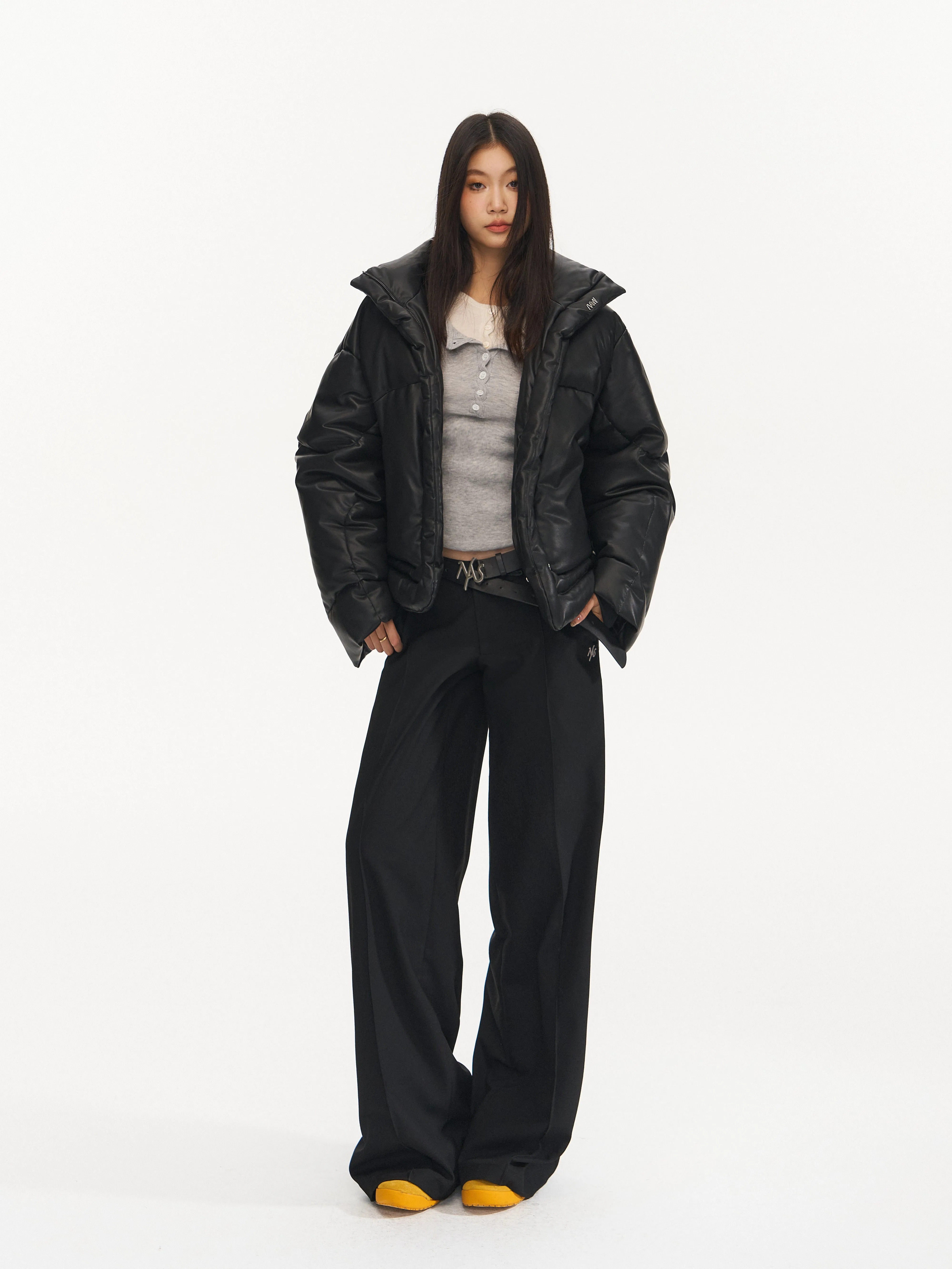 Black Puff Down Jacket