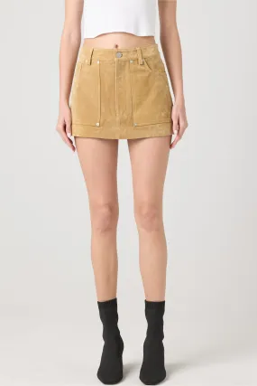 Blank NYC Micro Mini Suede Skirt
