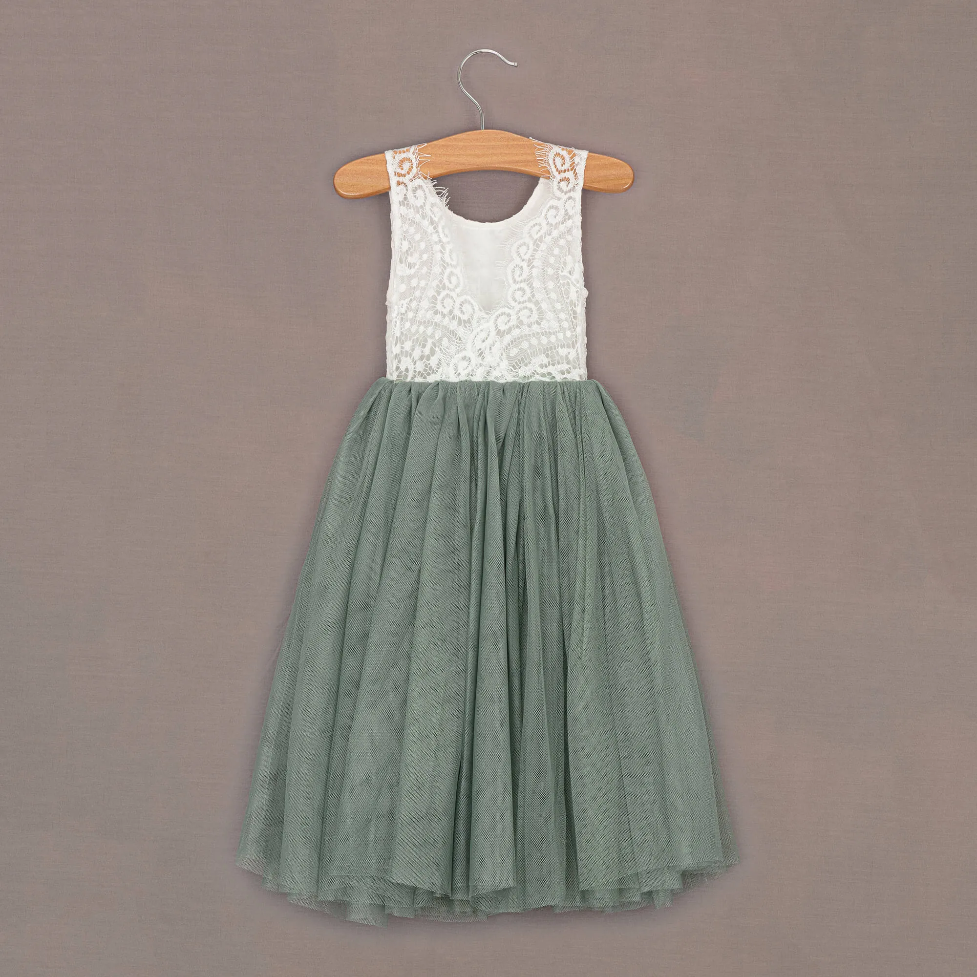 Bohemian Classic Dress - Sage Green