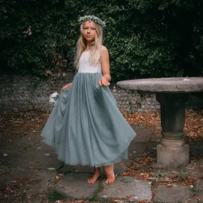 Bohemian Classic Dress - Sage Green