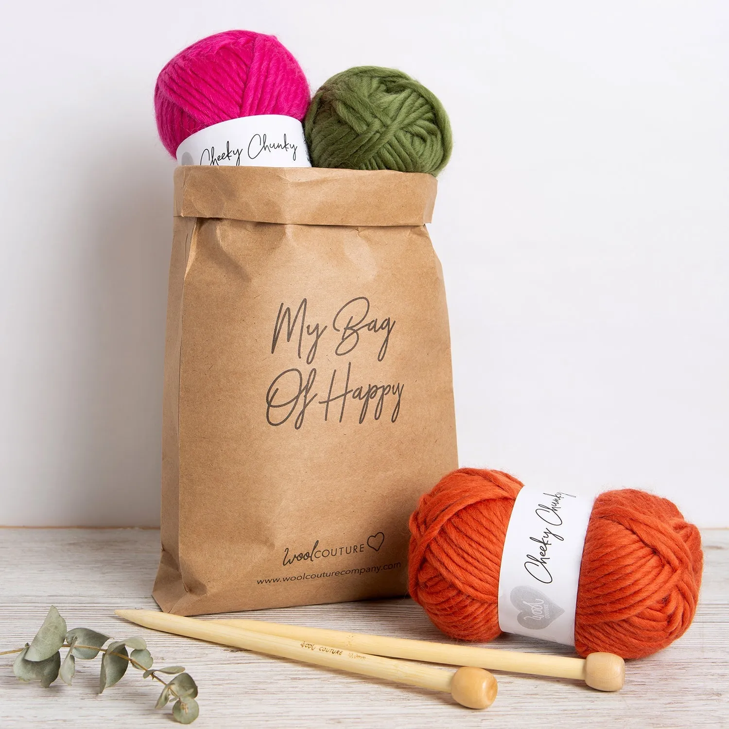 Boyfriend Scarf Knitting Kit