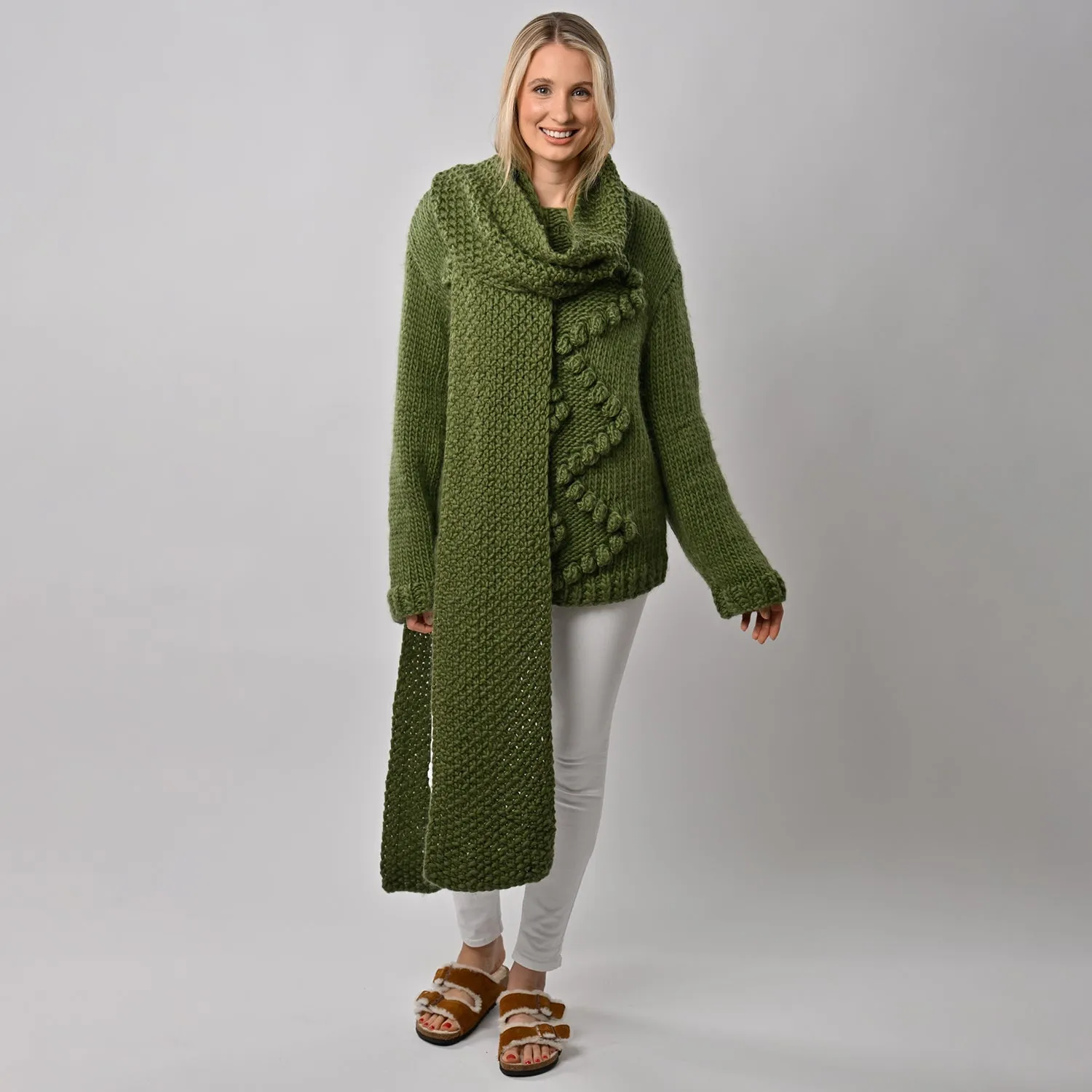 Boyfriend Scarf Knitting Kit
