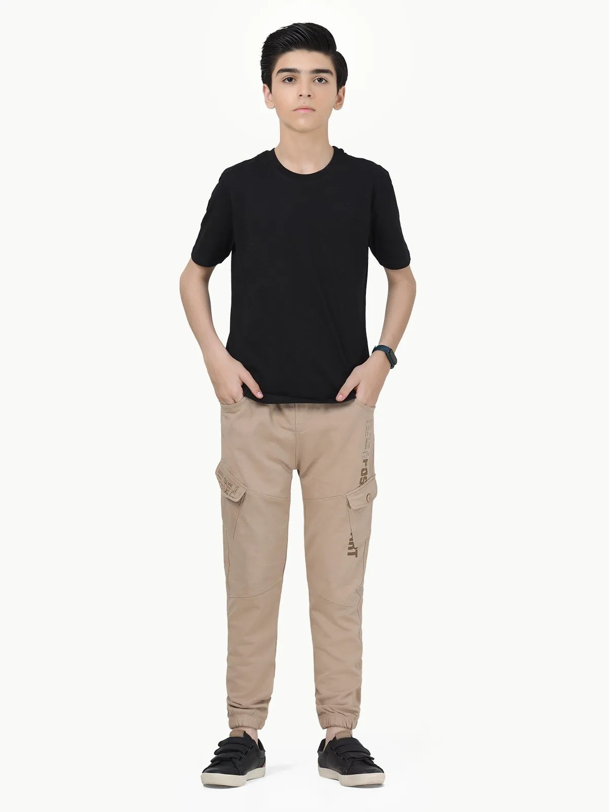 Boy's Khaki Trouser - EBBT23-017