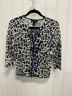 Cardigan By White House Black Market In Leopard Print, Size:S