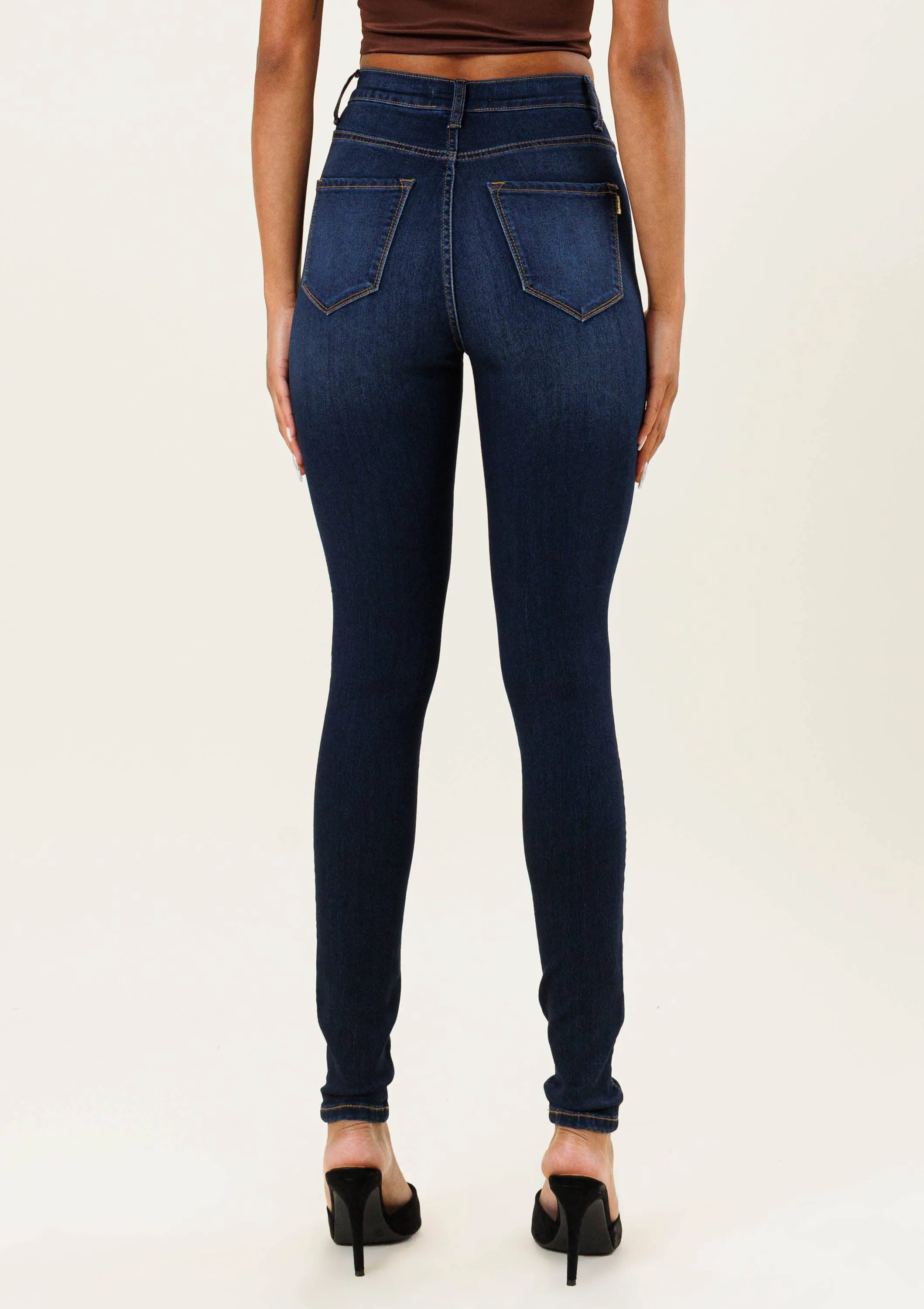 Dark Stone Skinny Jeans