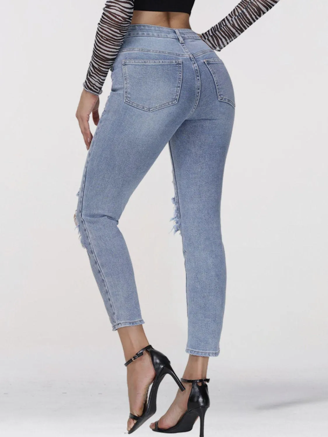 Distressed Skinny Jeans