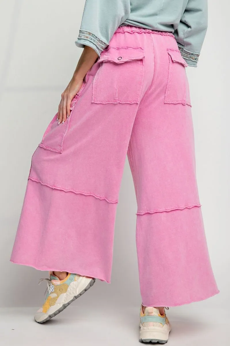 Feeling Good Utility Wide Leg Terry Pants