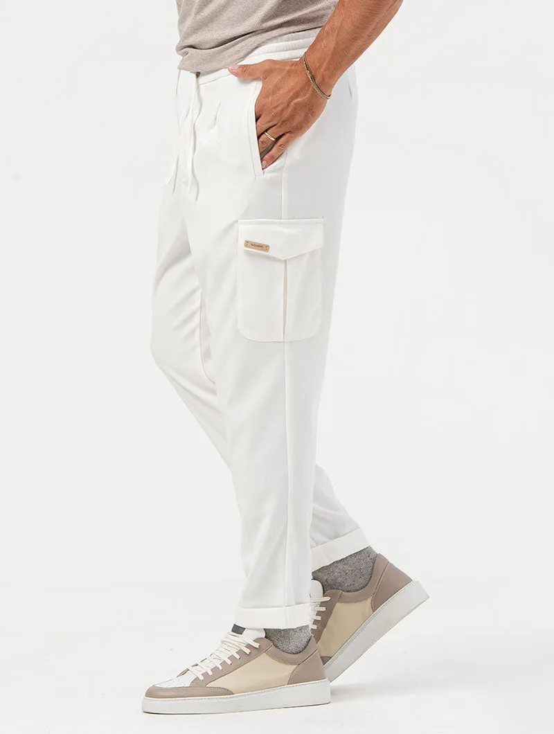 GARY GOLF CARGO PANTS IN WHITE