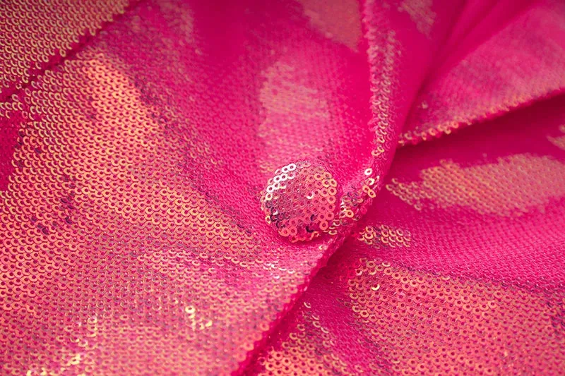 Glitter Sequinned Blazer Shorts Suit