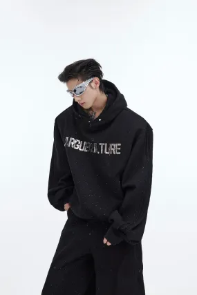 Glittery Track Hoodie