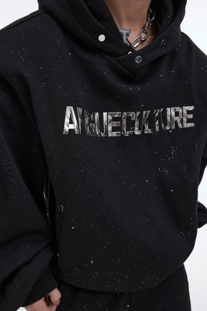 Glittery Track Hoodie