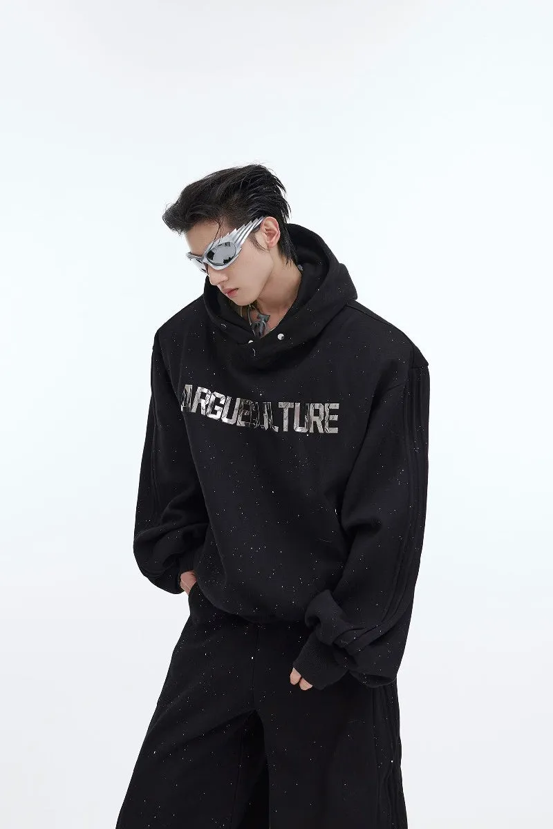 Glittery Track Hoodie