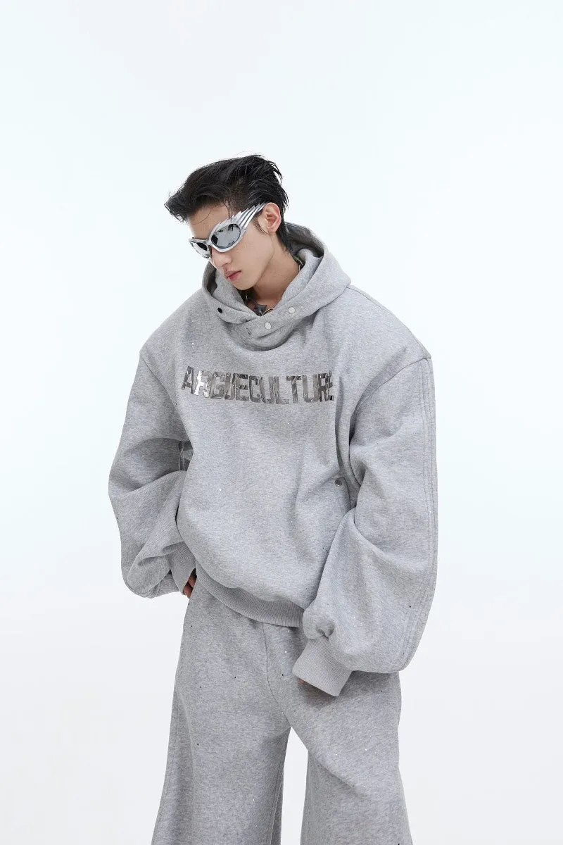Glittery Track Hoodie