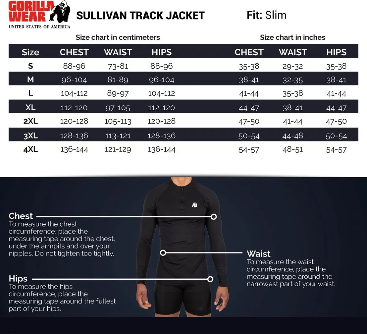 Gorilla Wear Sullivan Track Jacket - Grey
