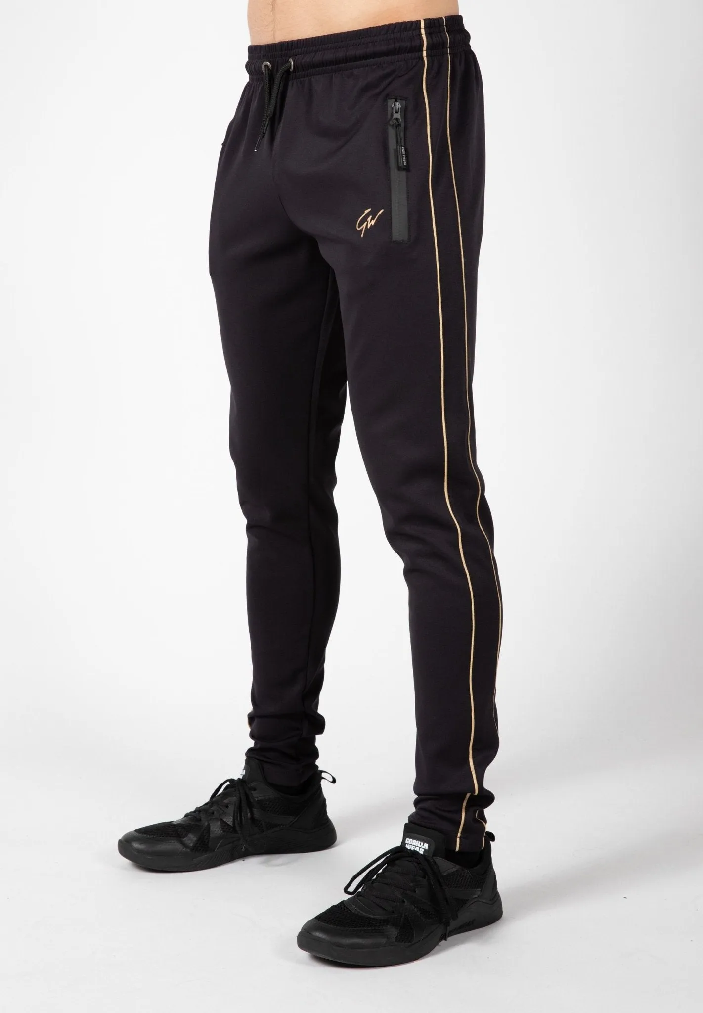 Gorilla Wear Wenden Track Pants - Black/Gold