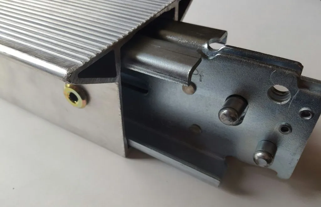 Heavy Duty 5" Wide Top Aluminum E-Track Decking/Shoring Beam - Extrusion Made in USA