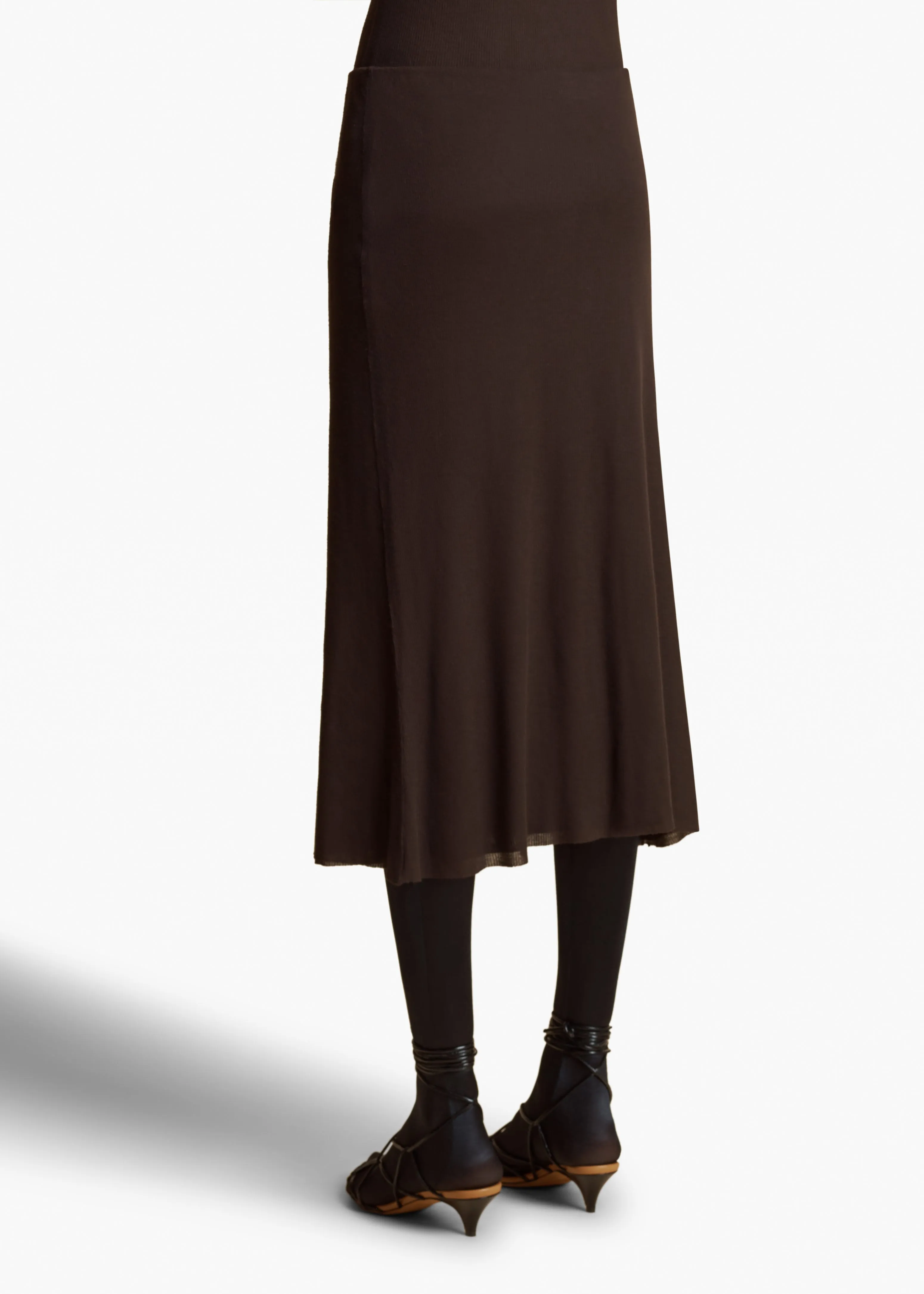 Leema Skirt in Dark Brown