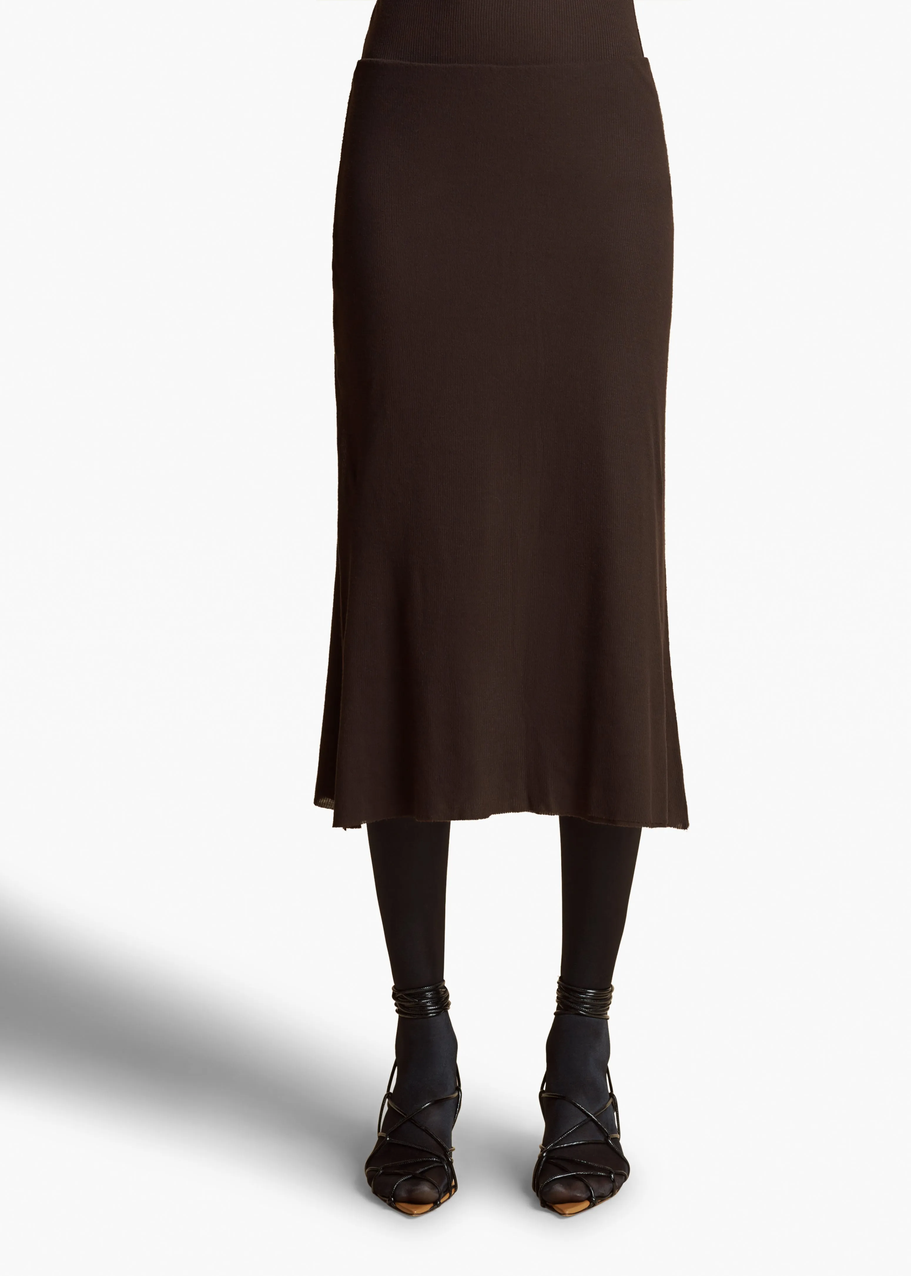 Leema Skirt in Dark Brown