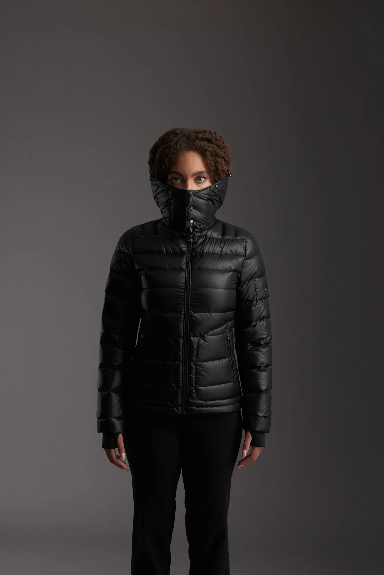 London Lightweight Down Carbon Black