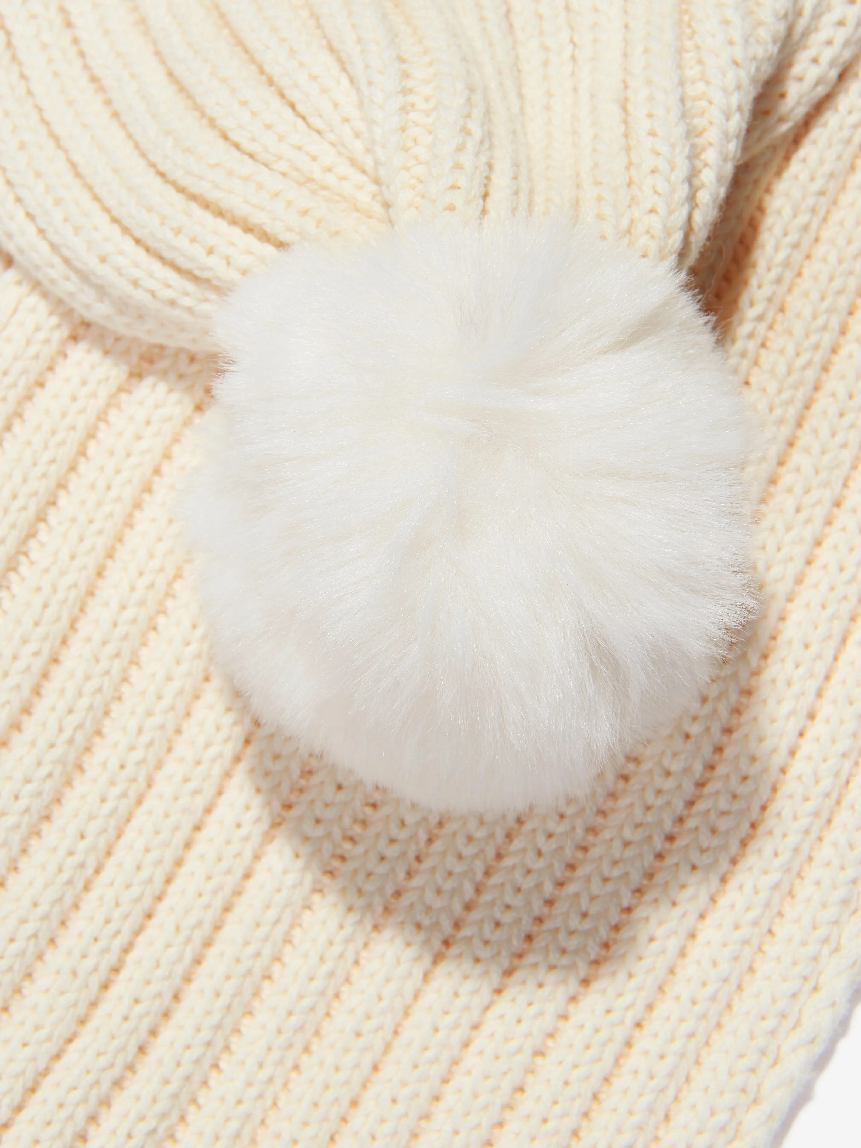 Michael Kors Girls Knitted Pom Pom Scarf