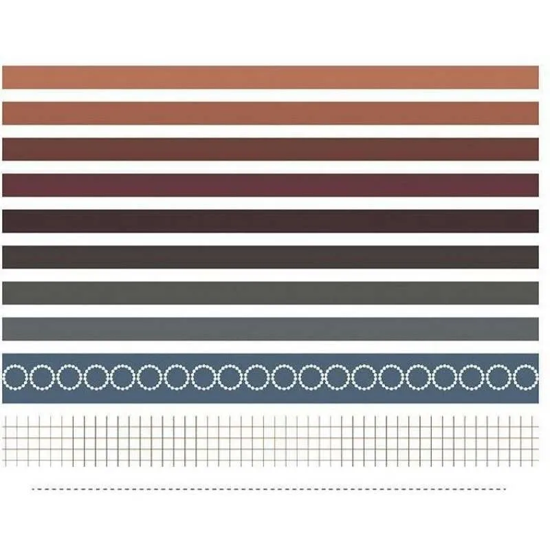 Monochrome Washi Tape Set