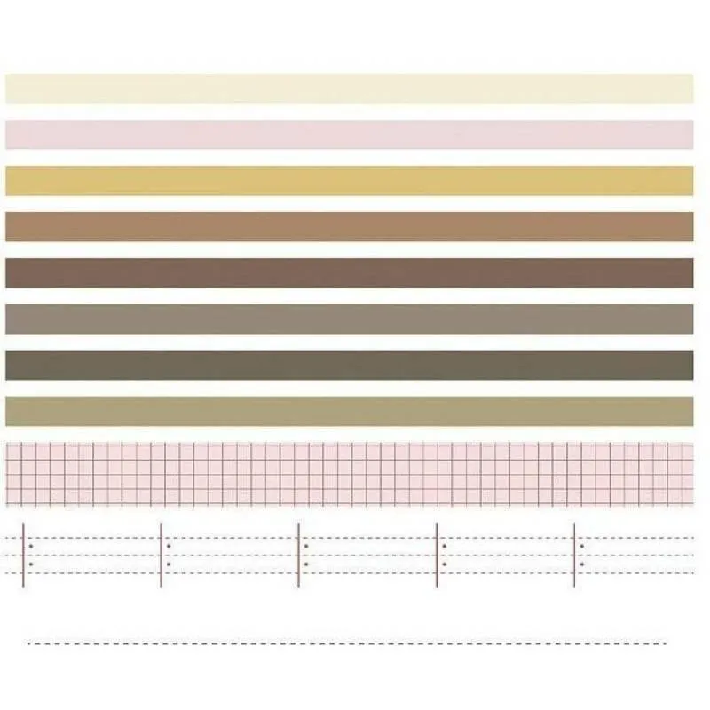 Monochrome Washi Tape Set