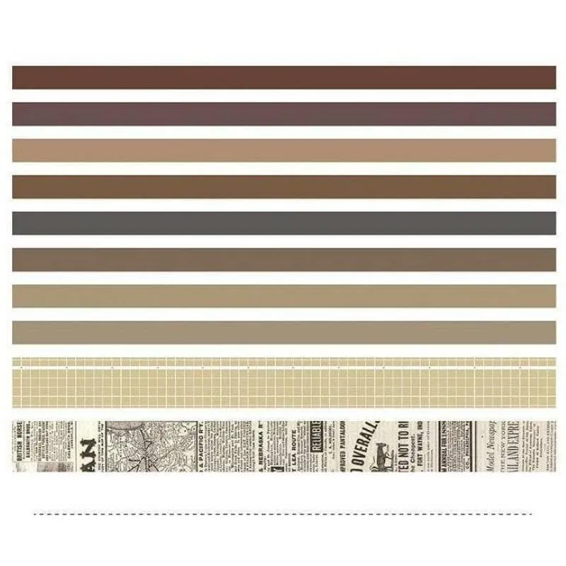 Monochrome Washi Tape Set