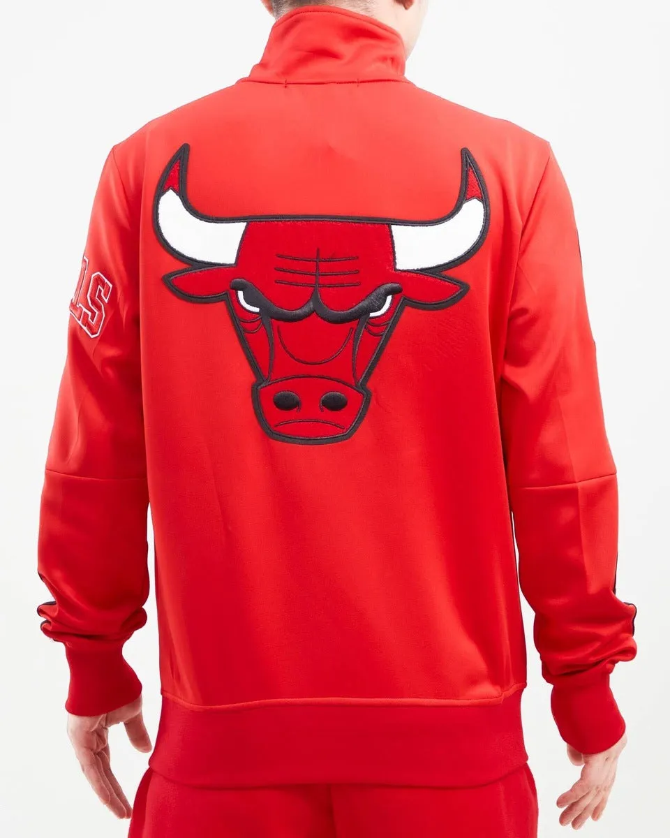 NBA CHICAGO BULLS HOMETOWN MEN'S TRACK JACKET (RED)