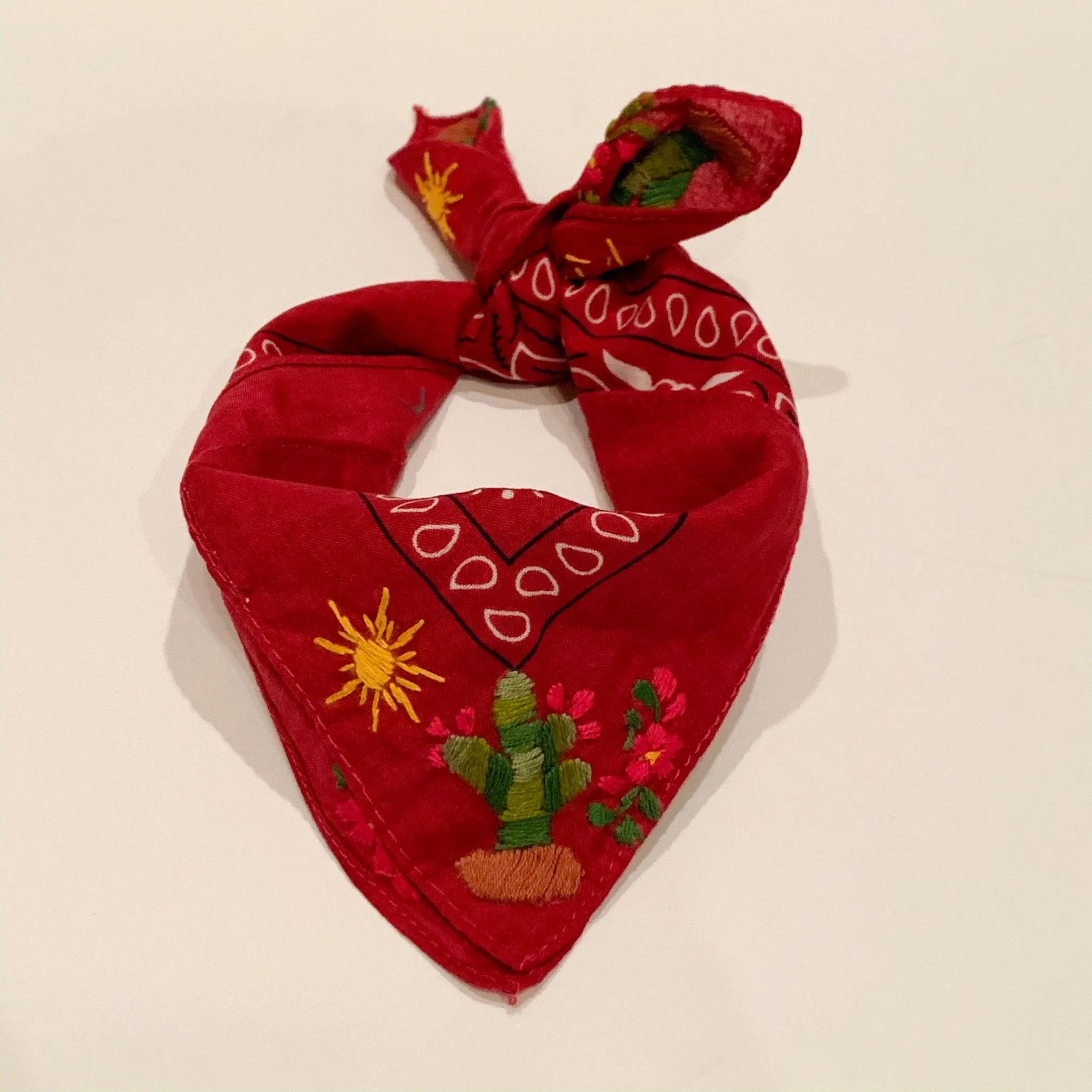 Neck scarf with Cactus (Assorted Colors)