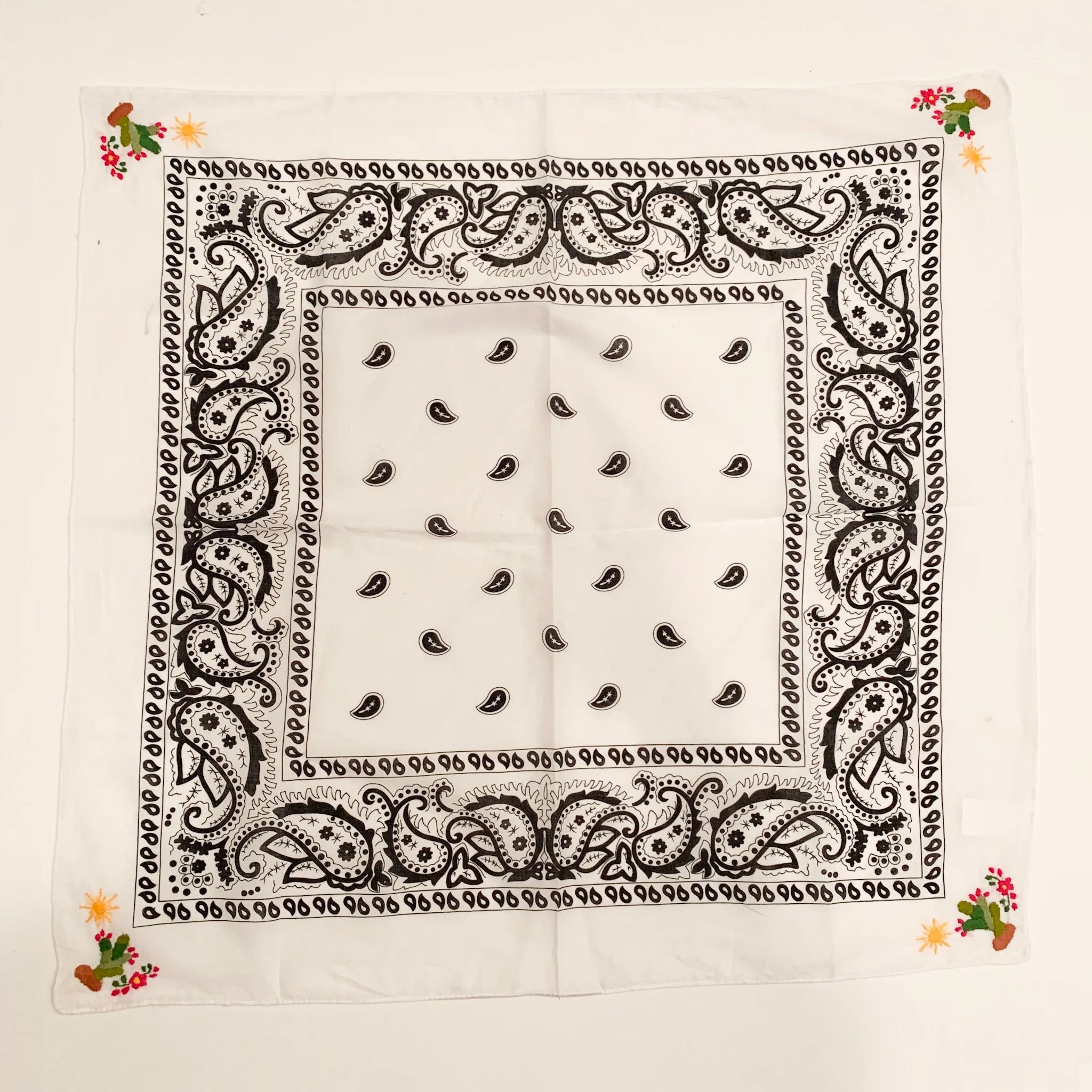 Neck scarf with Cactus (Assorted Colors)