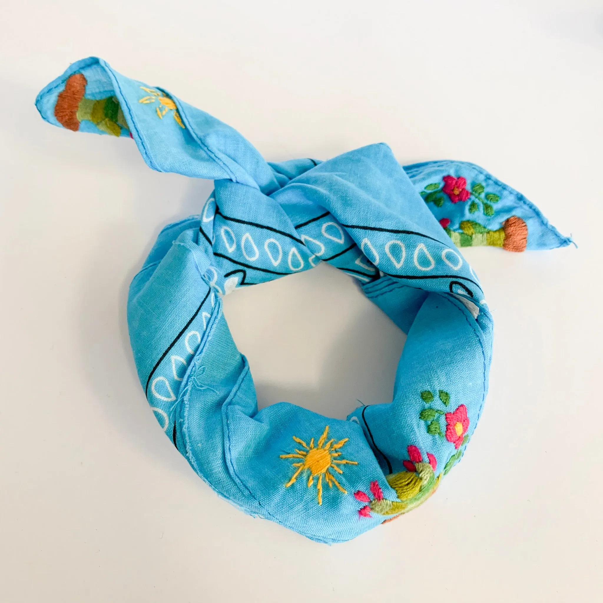 Neck scarf with Cactus (Assorted Colors)